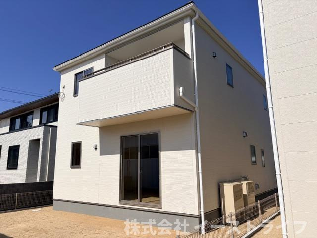 【新築戸建】　いわき市内郷御厩町4丁目第1　長期優良住宅の外観|1号棟南側外観写真です