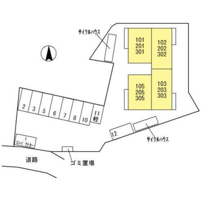 【区画図】 | コンフォートキューブ