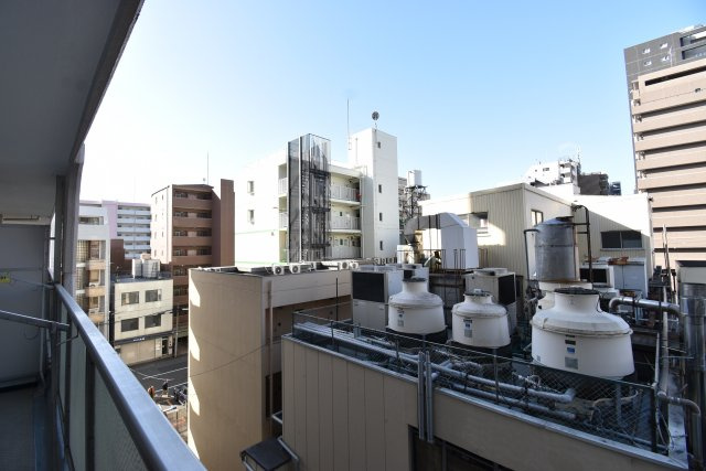 難波スカイハイツの展望