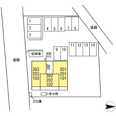 【区画図】 | カトレアⅢ