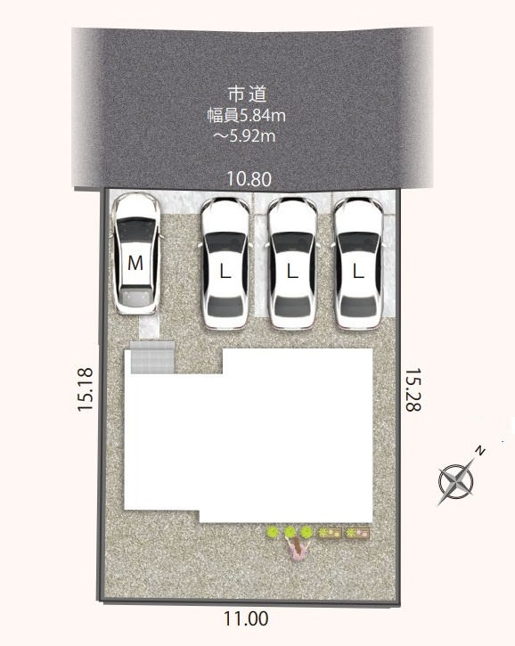 藤枝市若王子7期／の区画図
