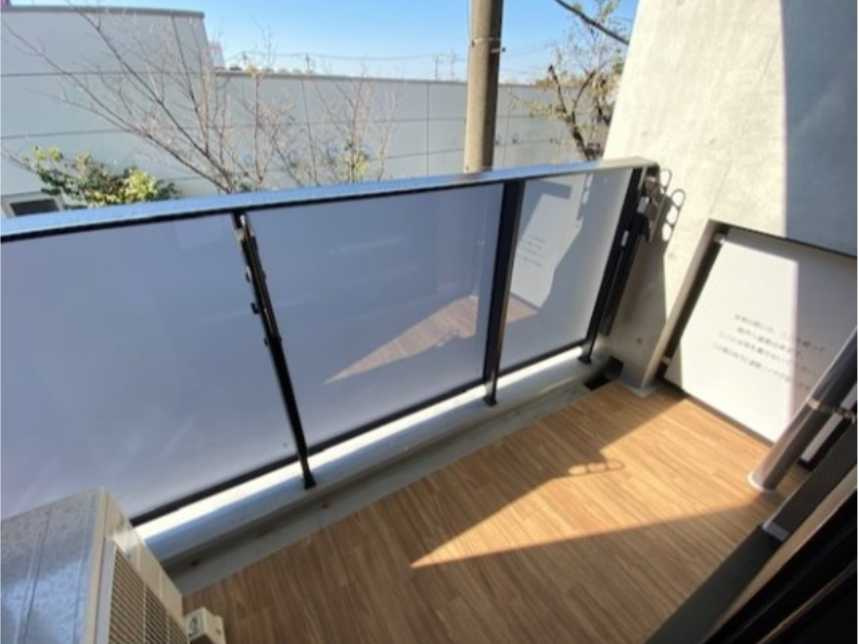 オーパスホームズ桜新町　二人入居可　敷金礼金0　フリーレント1か月のバルコニー