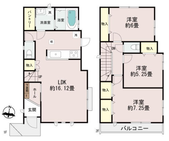 神戸市西区糀台3丁目の間取り