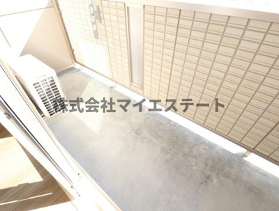 【バルコニー】 | ウェスタ古閑中 | 別部屋写真使用
