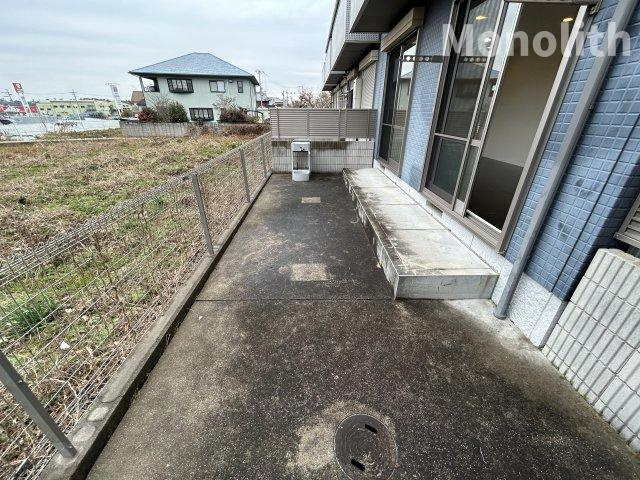 カーサミーアⅡA棟のバルコニー