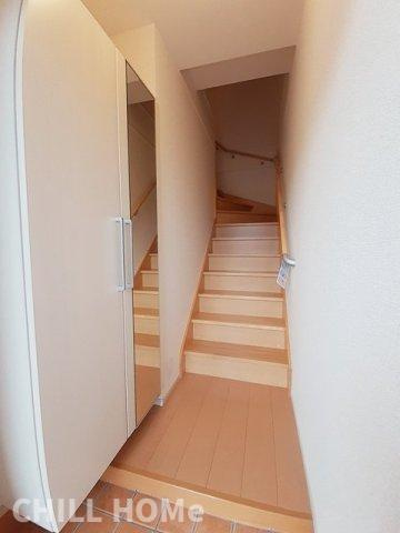ポラリス１号館の玄関|当社、チルホームのHPもご覧ください(^^)/物件情報多数♪
