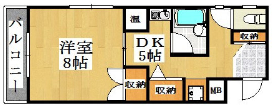 ピュア大久保の間取り