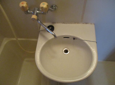 ピュア大久保の洗面所