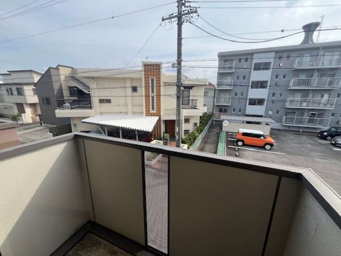 トレゾール咲のバルコニー