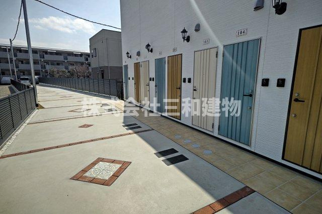 板橋区成増４丁目のアパートの玄関