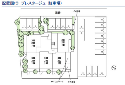 【区画図】 | ラ　プレスタ―ジュ