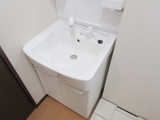 ベルリード宝塚の洗面所|忙しい朝には欠かせない洗面所です