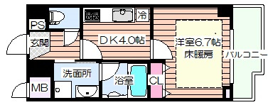 【間取り】 | アルグラッド野田阪神