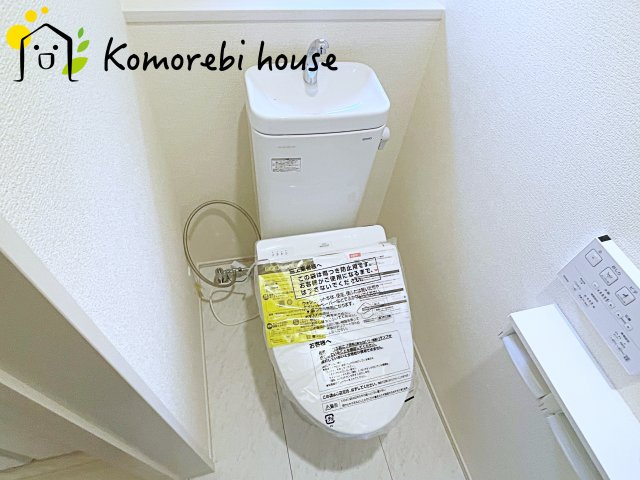 さいたま市見沼区東大宮3丁目　3期　新築一戸建て　ブルーミングガーデン　01のトイレ|26.5.7　撮影済み