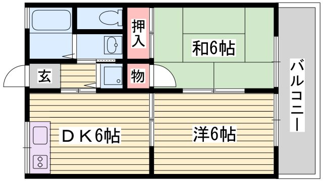 ハイツフローラの間取り