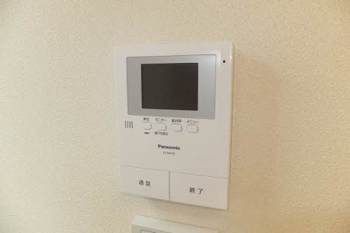 シャーメゾン新町のセキュリティ|モニター付きインターホン