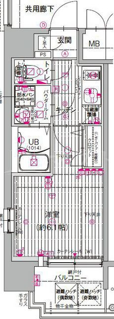 エスリード天王寺町北の間取り