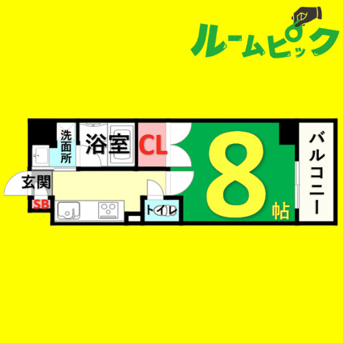 シティライフ池下北　名古屋市賃貸　仲介手数料無料の間取り
