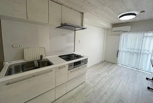 シャトー利休のキッチン|きれいなキッチンです