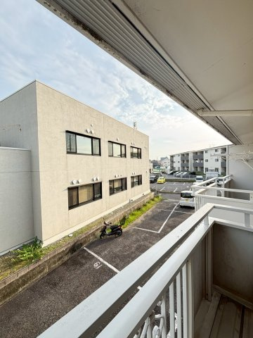 エクセレート府中Ｂ棟のバルコニー