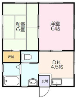 【間取り】 | 【木造一棟アパート】埼玉県八潮市緑町３丁目