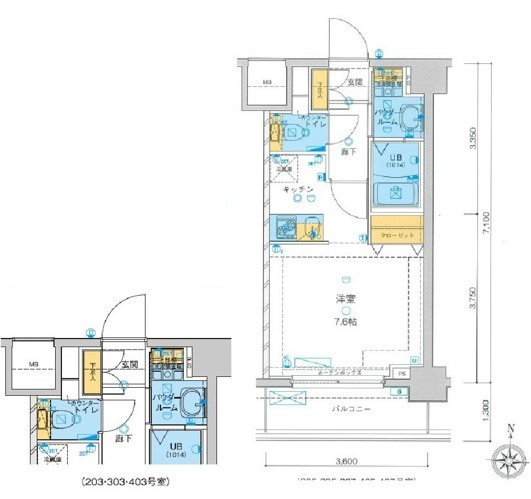 ジェノヴィア両国グリーンヴェールの間取り
