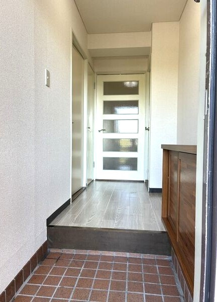 つつじヶ丘パークマンションの玄関
