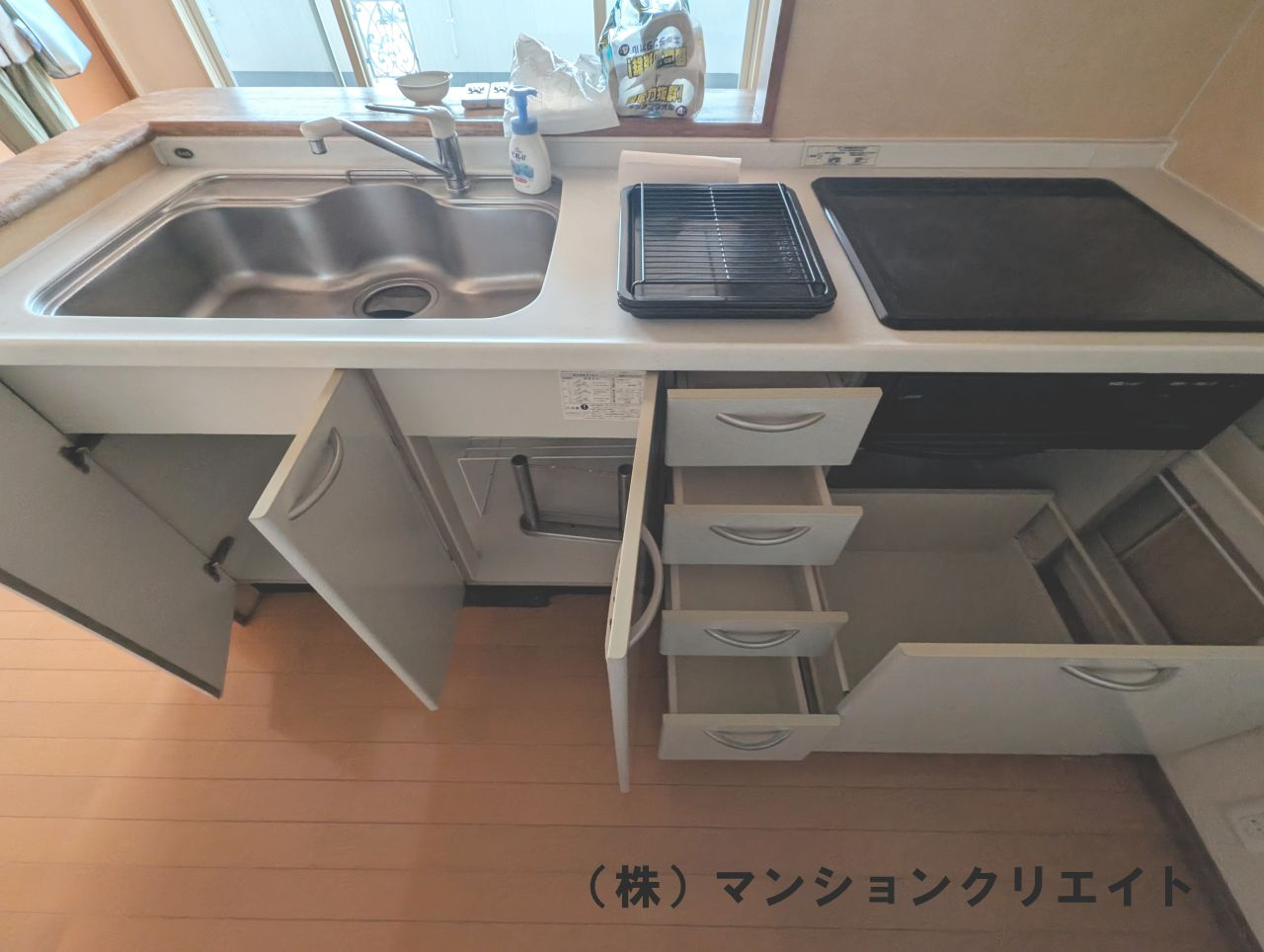 プチアベニュー大和田のキッチン|キッチン下収納