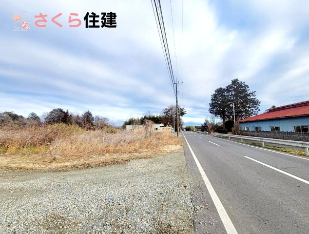 那須塩原市東原　土地の前面道路含む現地写真