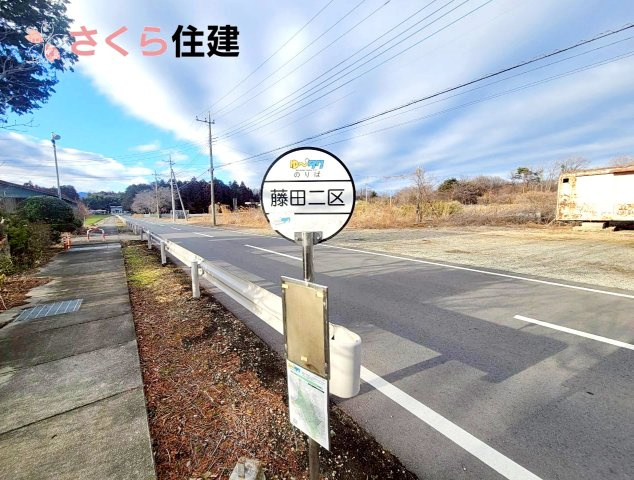 那須塩原市東原　土地のその他|目の前にバス停があります