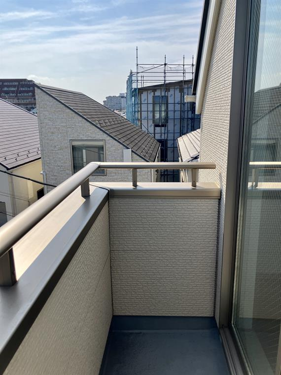 西大井戸建のバルコニー