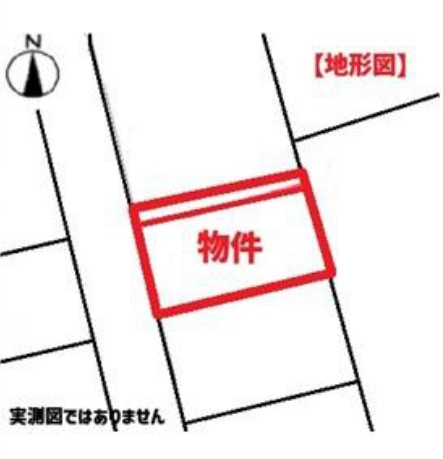 敷地面積17坪　売地　川越市小堤