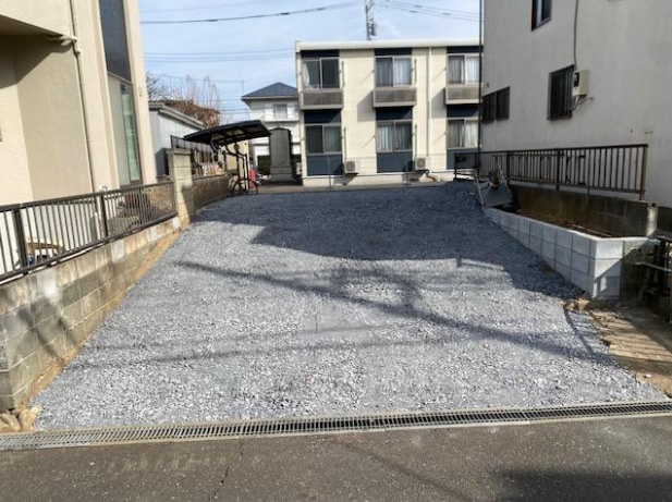 敷地面積17坪　売地　川越市小堤の外観|更地　既存住宅団地内、建築可！資材置場・駐車場にも適しています！敷地面積17坪！