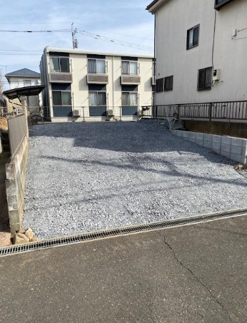 敷地面積17坪　売地　川越市小堤の前面道路含む現地写真|南西側公道４ｍ、