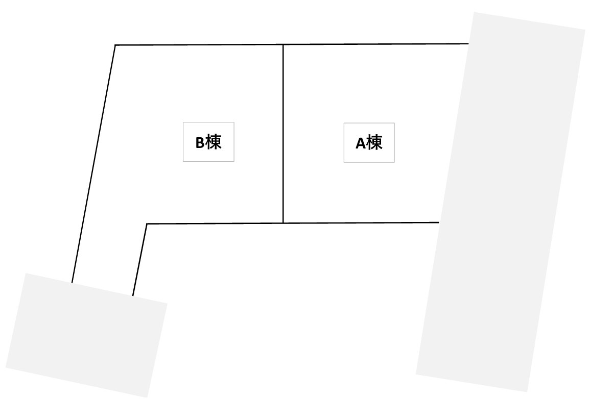 三沢市大町の区画図