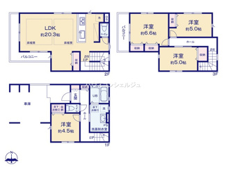 【間取り】 | 名古屋市瑞穂区平郷町3丁目9-1【仲介手数料無料】新築一戸建て　1号棟
