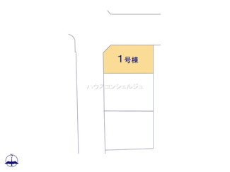 【区画図】 | 名古屋市瑞穂区平郷町3丁目9-1【仲介手数料無料】新築一戸建て　1号棟