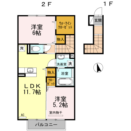 アビテプレミールの間取り