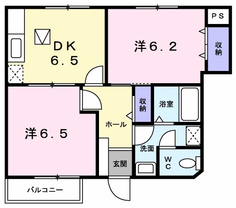 サンハイツⅡの間取り|間取図