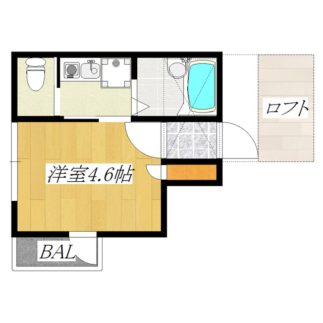 ベルエステート東十条の間取り|コンパクトですが設備の整った１K☆