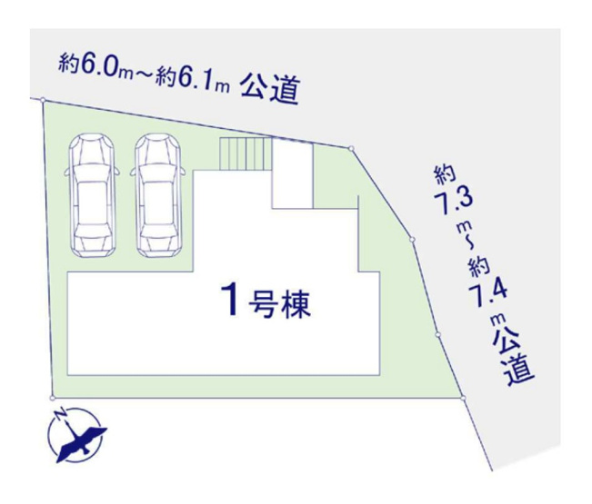 【区画図】 | 福岡市東区若宮3丁目5期　1号棟（全1棟）【仲介手数料無料・0円】 | 区画図です。1号棟