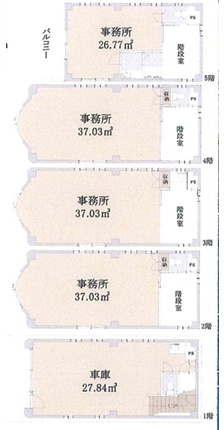 西天満５丁目一棟ビルの間取り