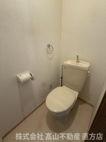 直方市大字感田のアパートのトイレ