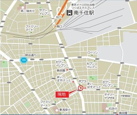 ヴィッラ　アルテの地図