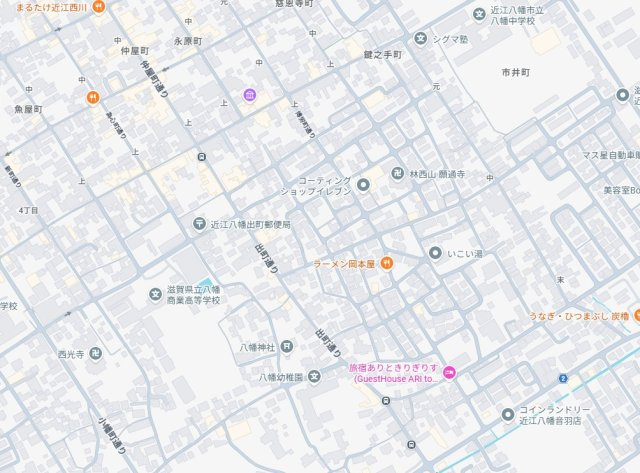 ★5(土)6(日)現地見学可能！★近江八幡市八幡町　ラスト1邸の地図
