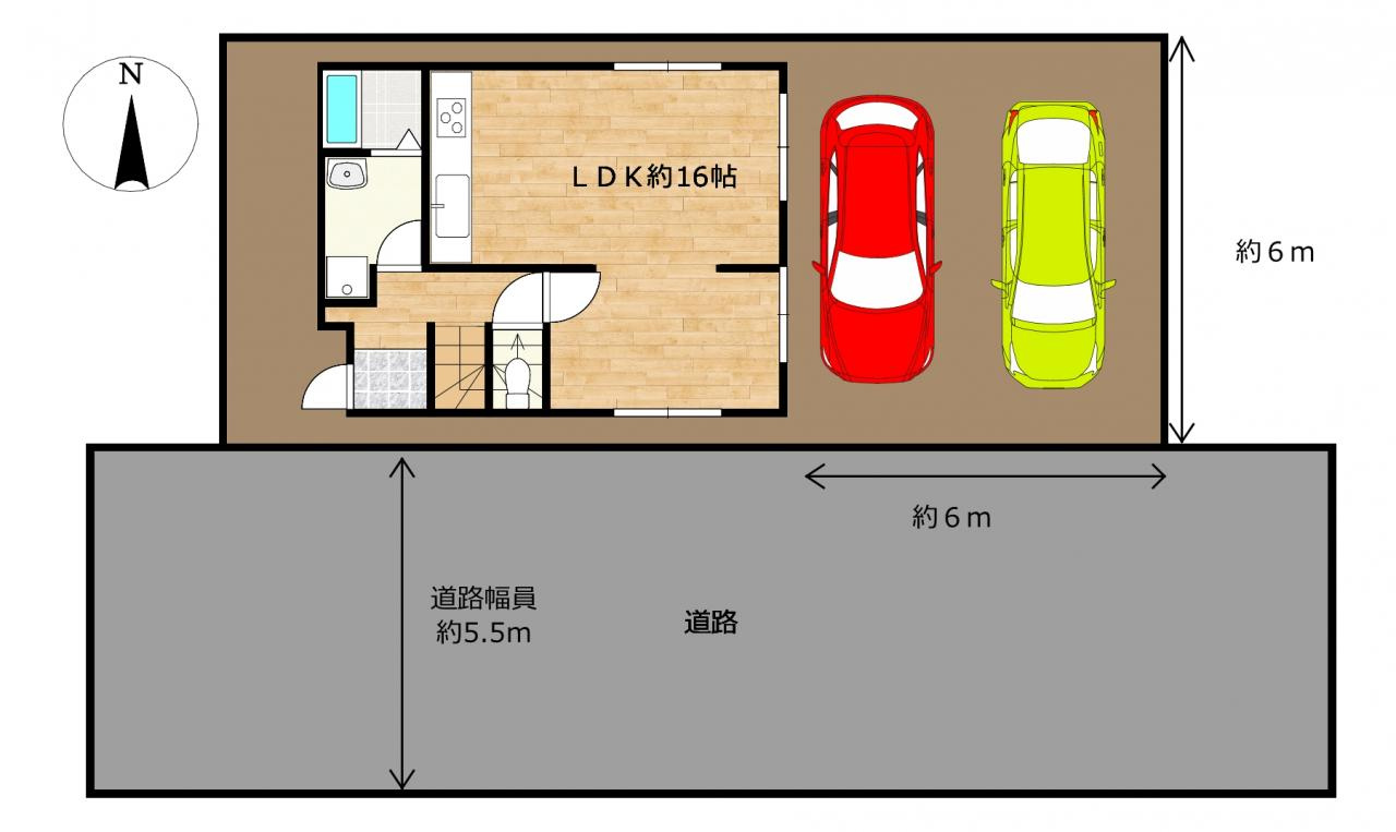 【間取り】の画像