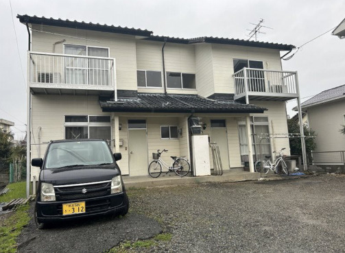 熊本市南区八分字町のアパートの外観
