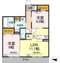 【間取り】 | 新築！2LDKの間取りです！