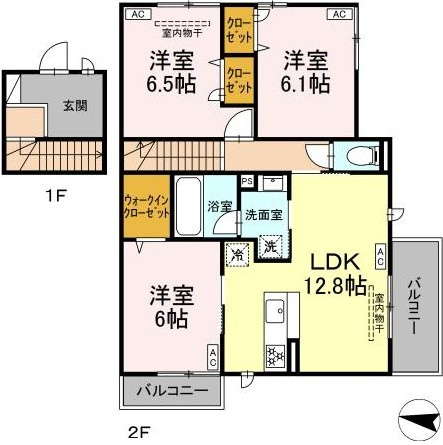 【間取り】 | ＶｉｓｔａＦｕｊｉ | 新築！3LDKの間取りです！