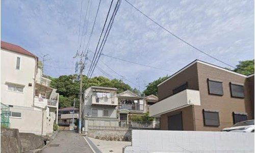 長田区宮丘町1丁目　中古戸建の前面道路含む現地写真